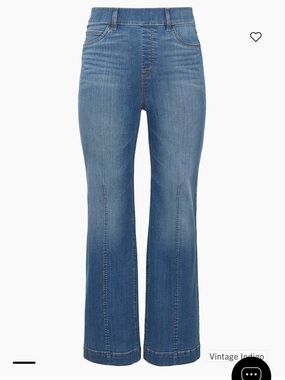 SPANX Indigo High-Rise Flare Jeans